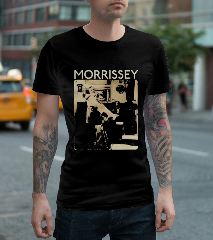 Morrissey Barbershop Scene 2026 Tour T-Shirt