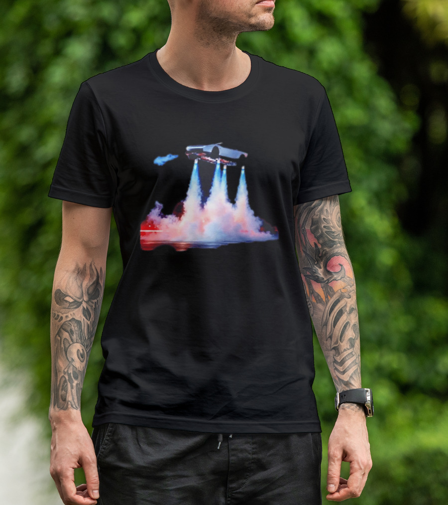 Tesla Flying Car Rocket Launch Innovation T-Shirt