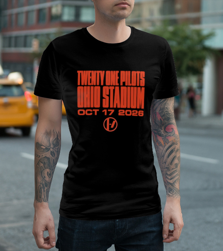 Twenty One Pilots Ohio Stadium Oct 17 2026 Event T-Shirt