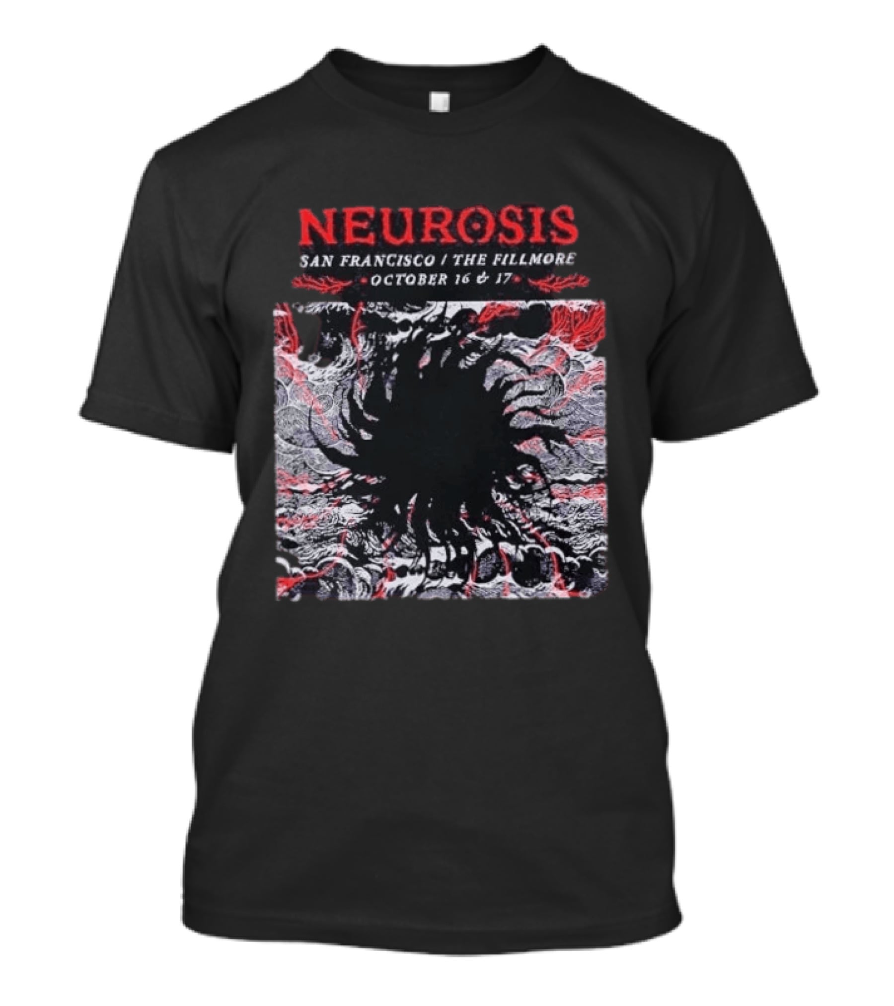 Neurosis San Francisco The Fillmore October 16 & 17 Concert T-Shirt