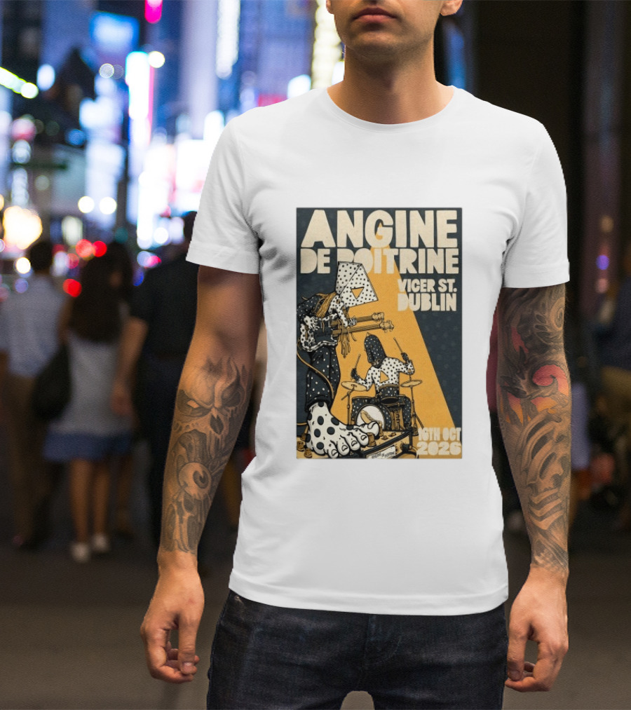 Angine De Poitrine Vicar Street Dublin 16th October 2026 T-Shirt