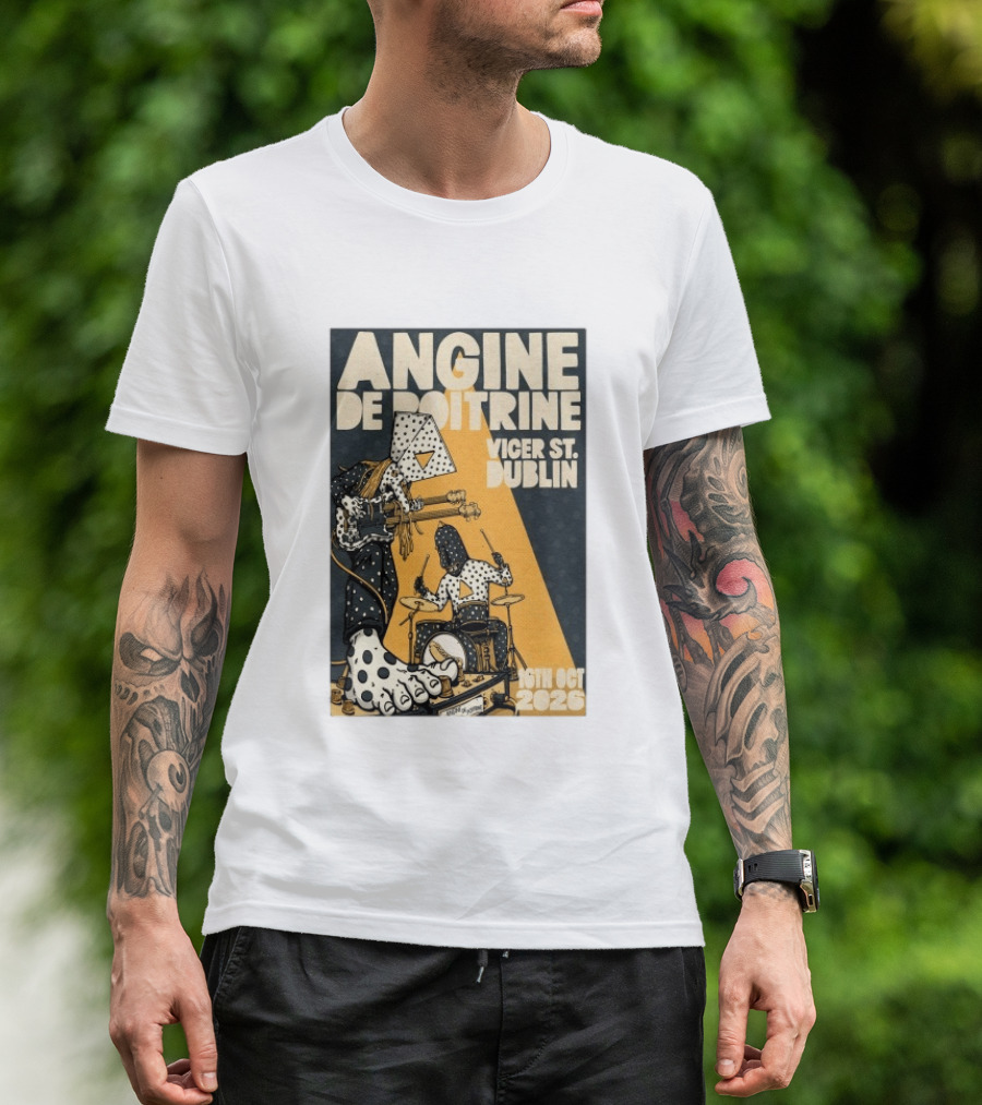 Angine De Poitrine Vicar Street Dublin 16th October 2026 T-Shirt