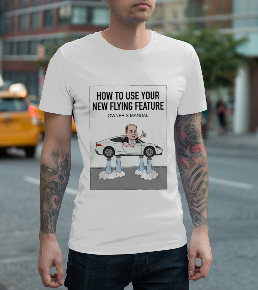 How To Use Your New Flying Feature Owner's Manual Baby Bib T-Shirt