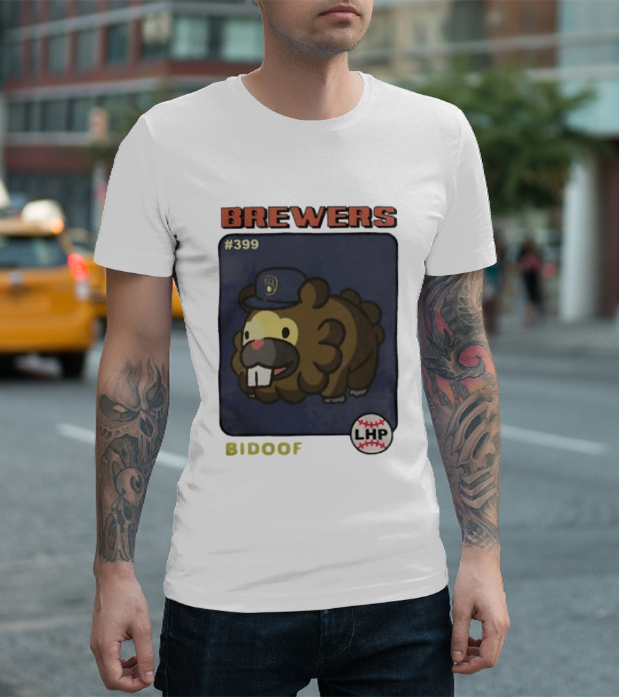 Brewers Bidoof #399 LHP Collaboration T-Shirt