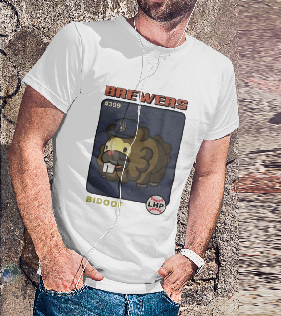 Brewers Bidoof #399 LHP Collaboration T-Shirt