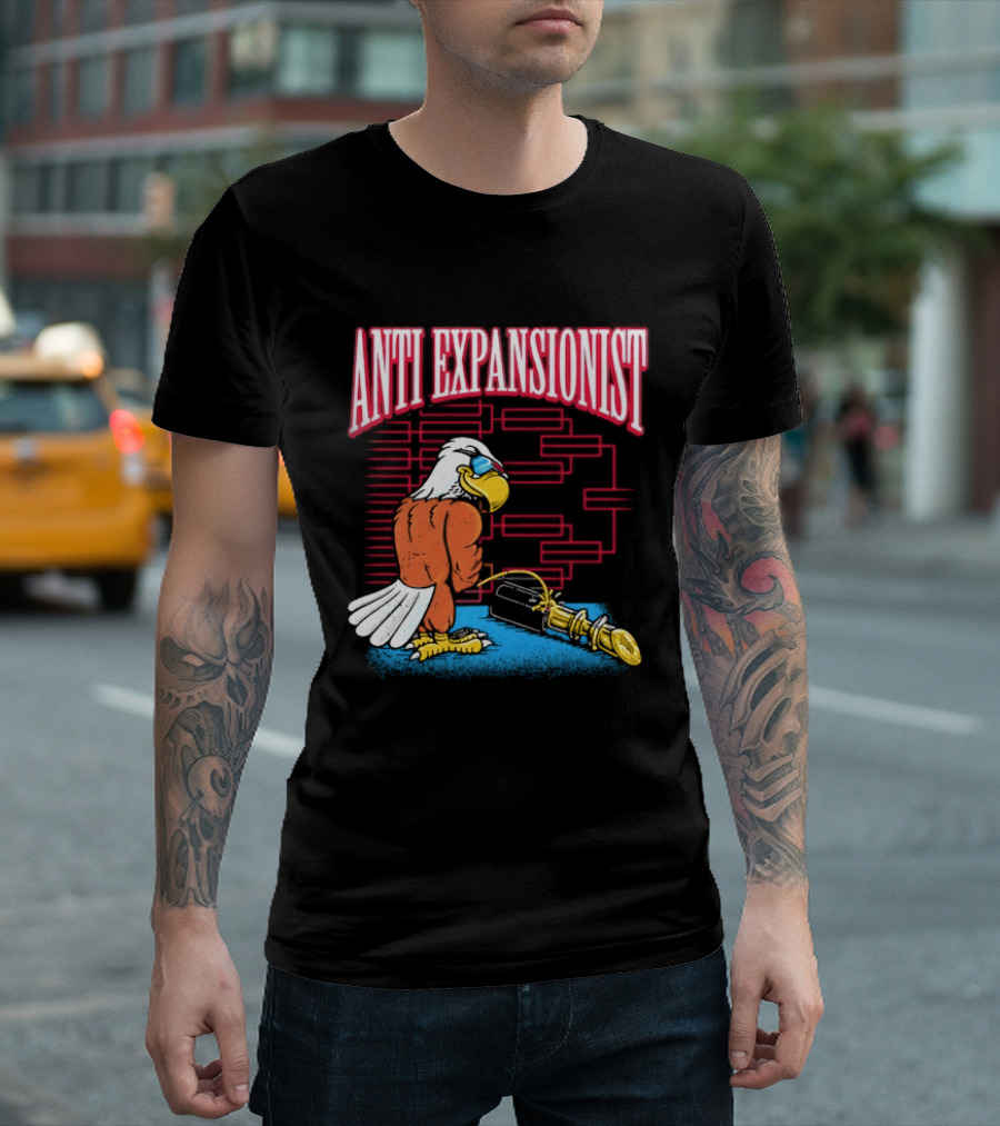 Anti Expansionist Eagle Peeing T-Shirt