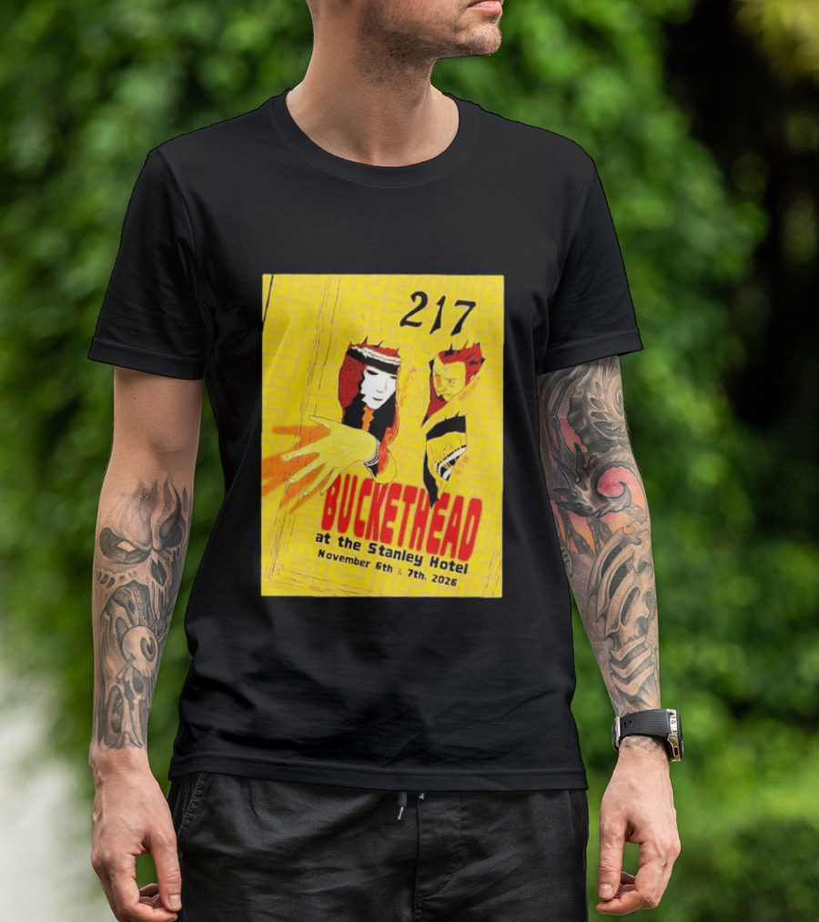 Buckethead 217 At The Stanley Hotel November 6th & 7th 2026 T-Shirt