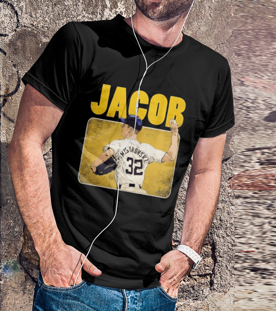 Jacob Misiorowski 32 Milwaukee Brewers Baseball Player Highlight T-Shirt