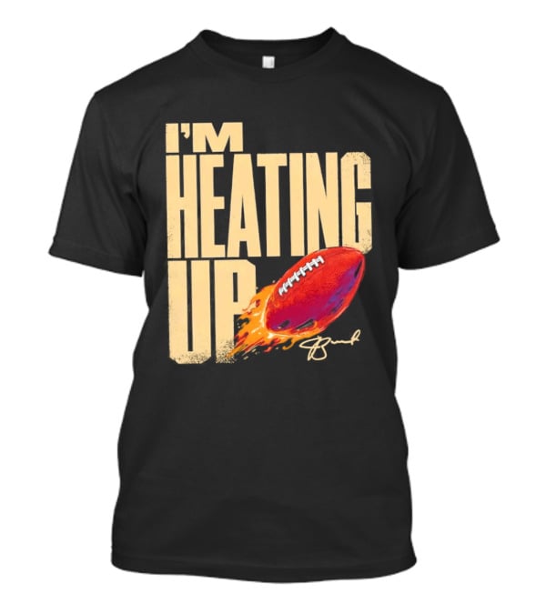 I'm Heating Up Jameis Winston New York Giants Stacked Football T-Shirt