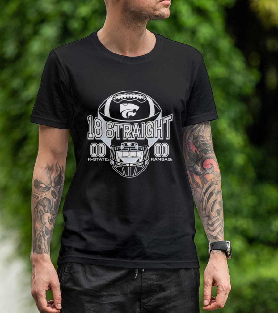 K State Wildcats Football 18 Straight Wins Over Kansas Jayhawks T-Shirt