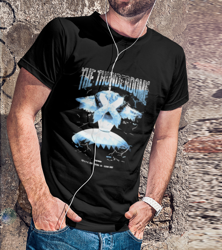 Excision The Thunderdome 2026 Ice Mountain X Lightning Event Dates 12 January 14 January Tacoma Dome T-Shirt