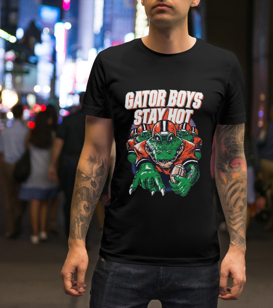 Florida Gators Gator Boys Stay Hot Football Spirit T-Shirt