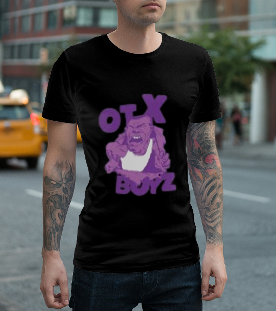 OTX Boyz Purple Character Geezy World Store Breakout T-Shirt