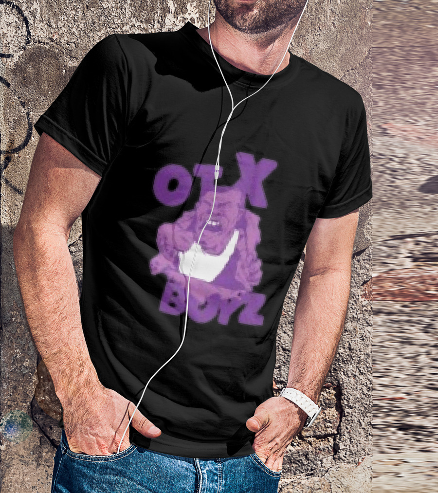 OTX Boyz Purple Character Geezy World Store Breakout T-Shirt