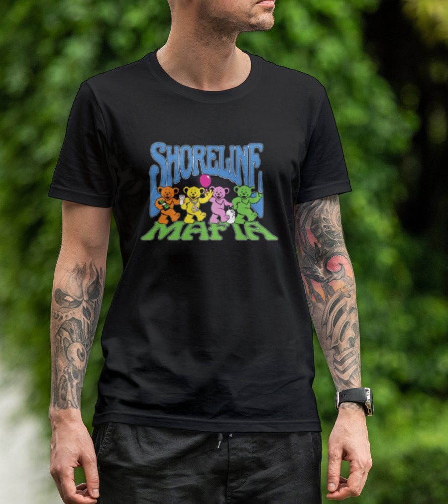 Shoreline Mafia Gummy Bear Crew Pullover Geezy World Store T-Shirt