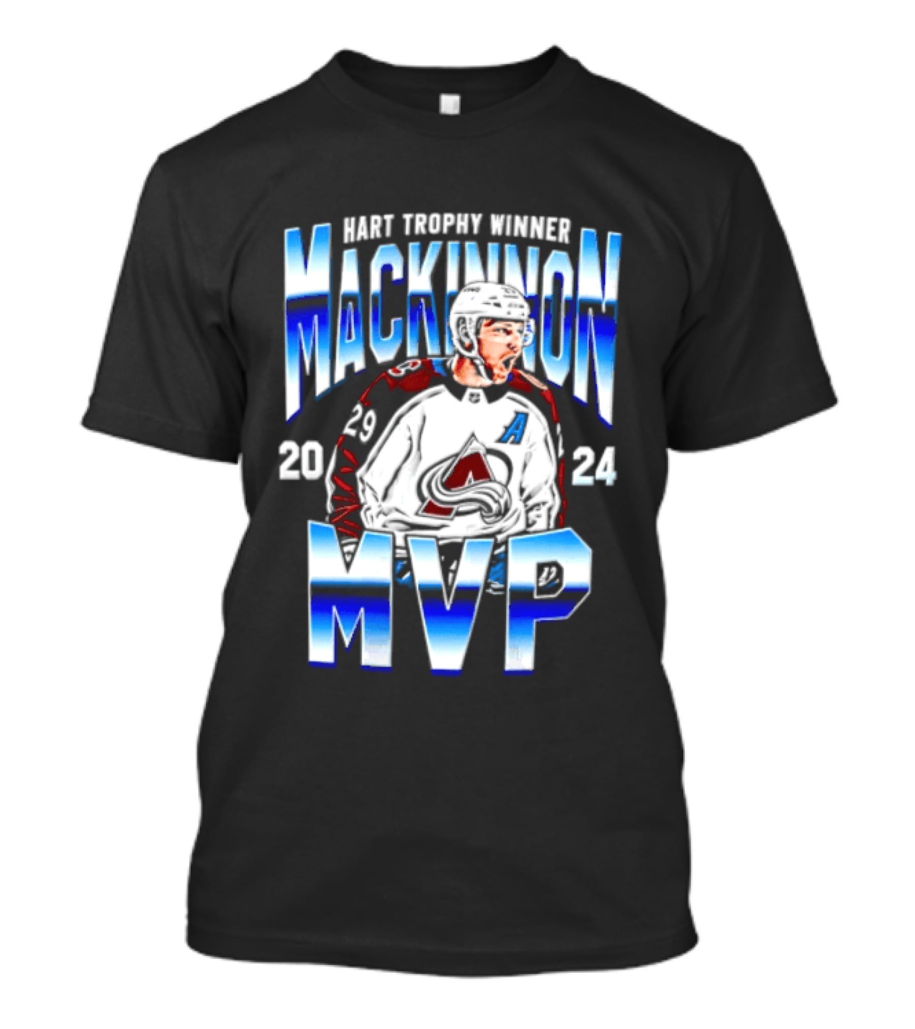 Nathan MacKinnon 2024 Hart Trophy Winner MVP T-Shirt
