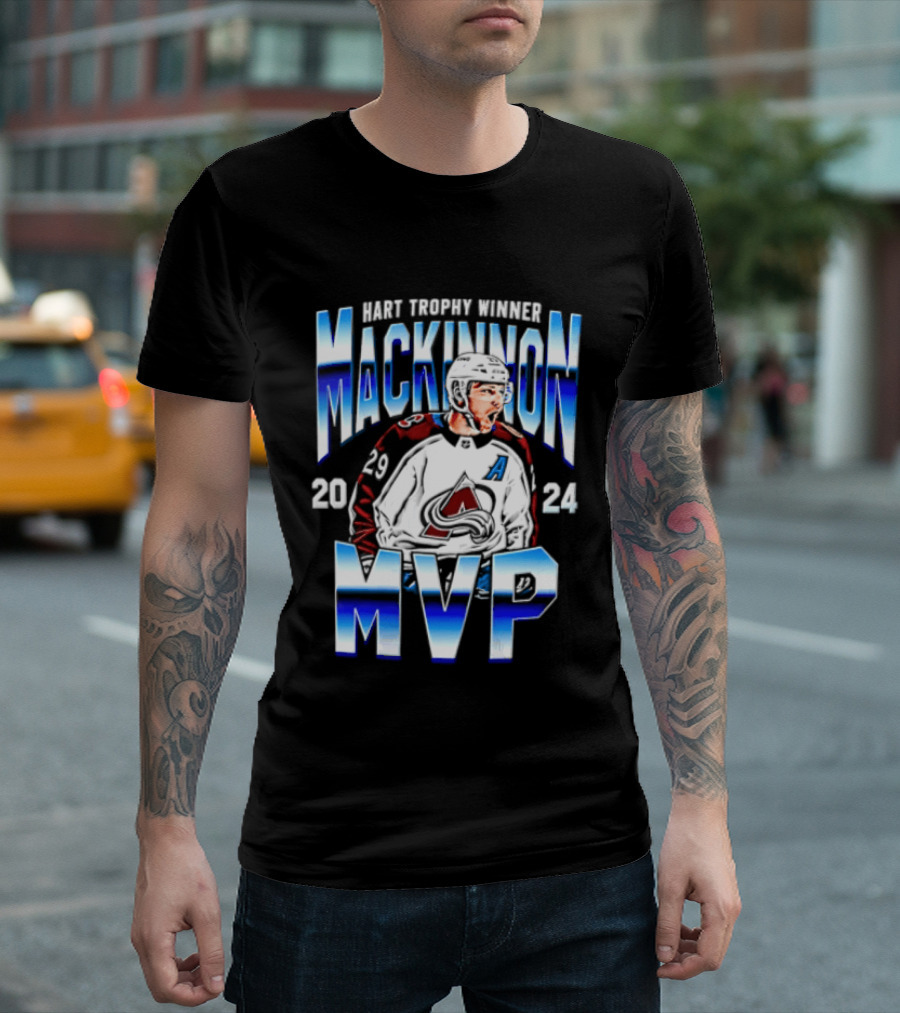 Nathan MacKinnon 2024 Hart Trophy Winner MVP T-Shirt