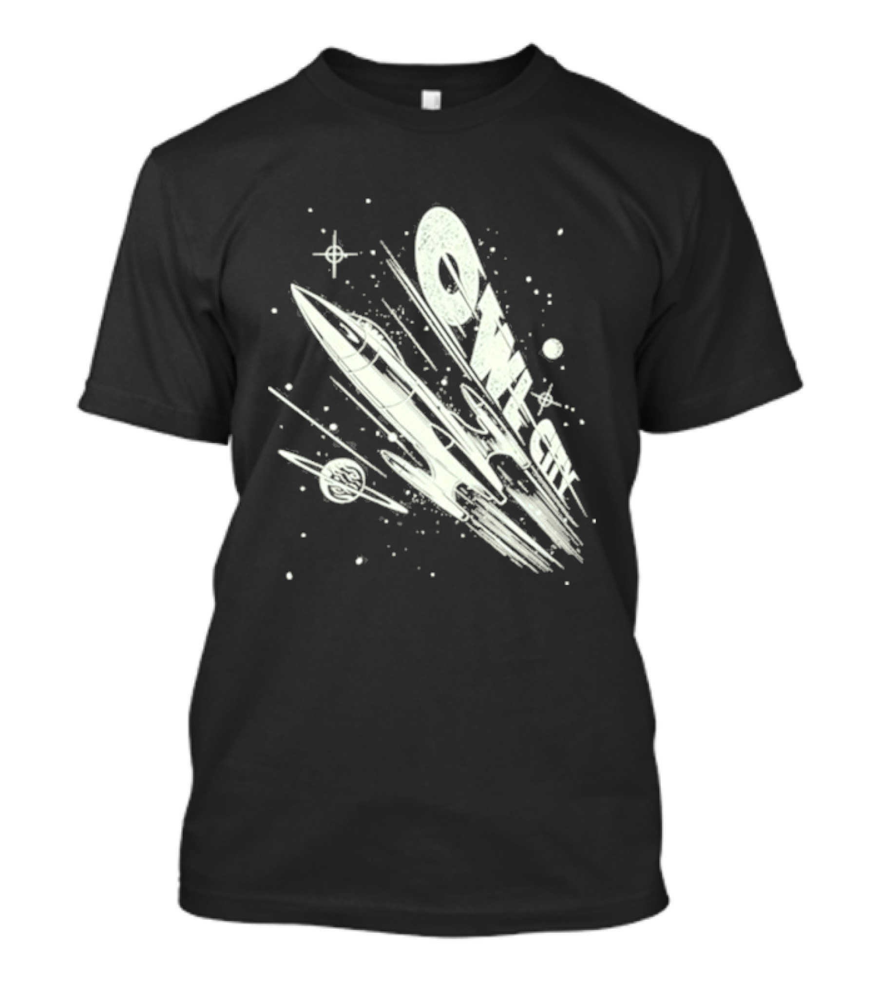 Owl City Rocket Neon Starry Space Adventure T-Shirt
