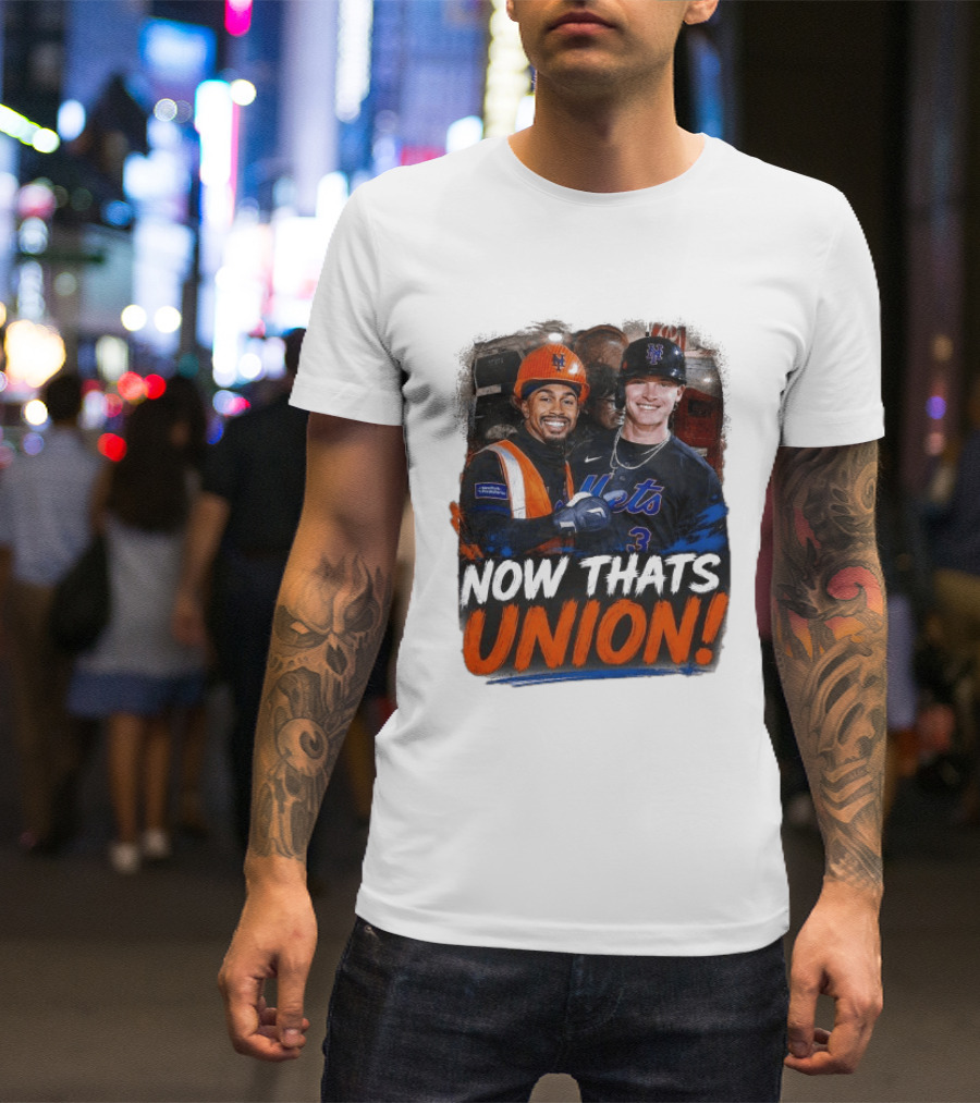 Francisco Lindor Carson Benge New York Mets Now Thats Union T-Shirt