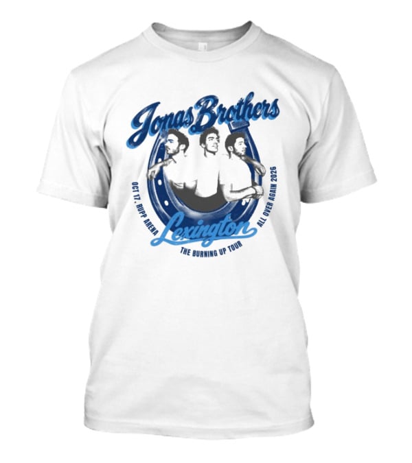 Jonas Brothers Lexington KY Tour Oct 17 2007 Burning Up 2023 T-Shirt