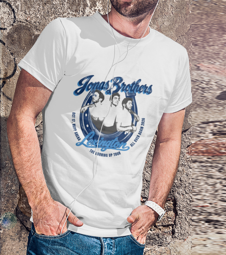 Jonas Brothers Lexington KY Tour Oct 17 2007 Burning Up 2023 T-Shirt