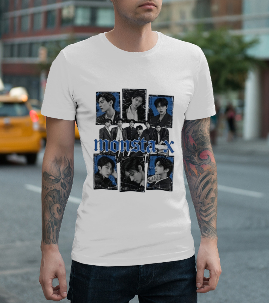 Monsta X World Tour The X Nexus Concert Photos Collage T-Shirt