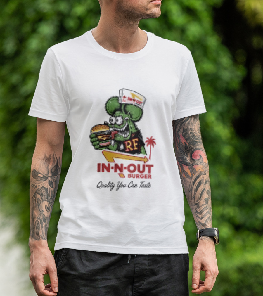 Rat Fink In N Out Burger Quality You Can Taste Collaboration T-Shirt