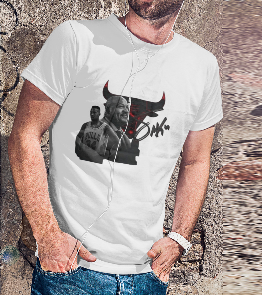 Stacey King Chicago Bulls Legend 34 Bulls T-Shirt