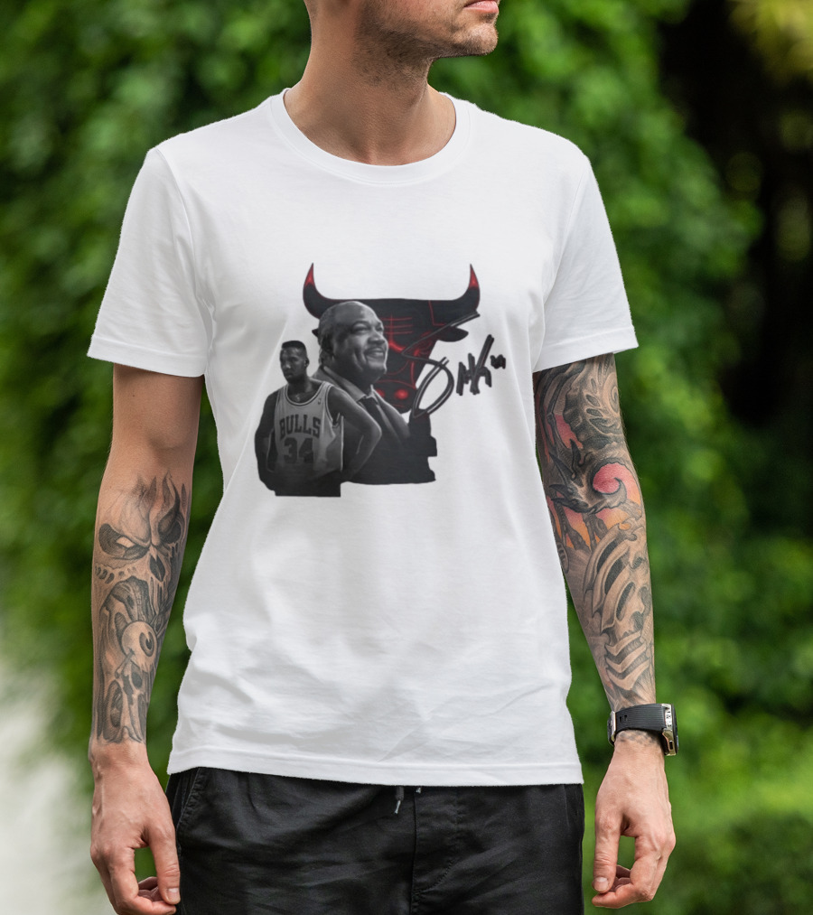 Stacey King Chicago Bulls Legend 34 Bulls T-Shirt