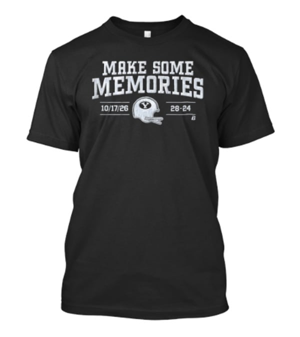 Make Some Memories Football Helmet 10/17/23 20 14 T-Shirt