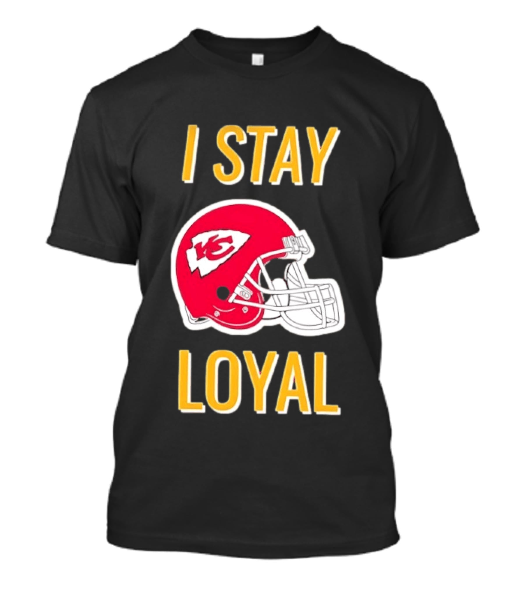 Kansas City Chiefs I Stay Loyal Red Helmet T-Shirt