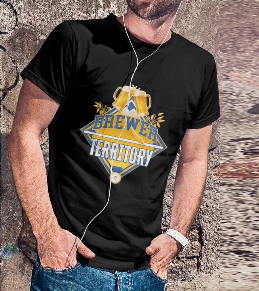 Milwaukee Brewers Brewer Territory MLB Fan Gear T-Shirt