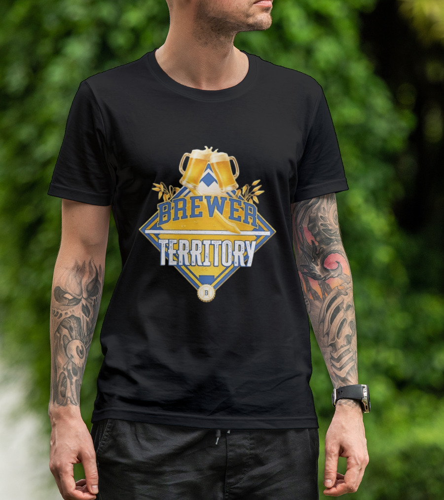 Milwaukee Brewers Brewer Territory MLB Fan Gear T-Shirt