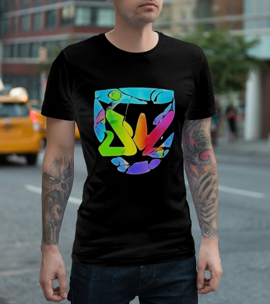 Nice France Riots 2026 Micromania Store Manager Viral Multicolor Abstract T-Shirt