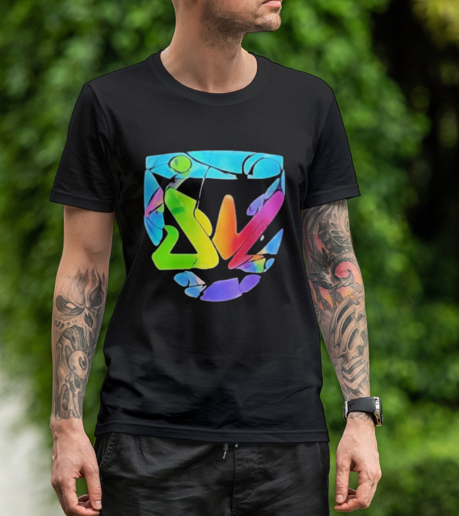 Nice France Riots 2026 Micromania Store Manager Viral Multicolor Abstract T-Shirt