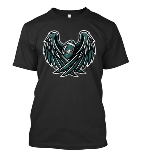 Philadelphia Eagles Football Wings Stadium Lightning T-Shirt