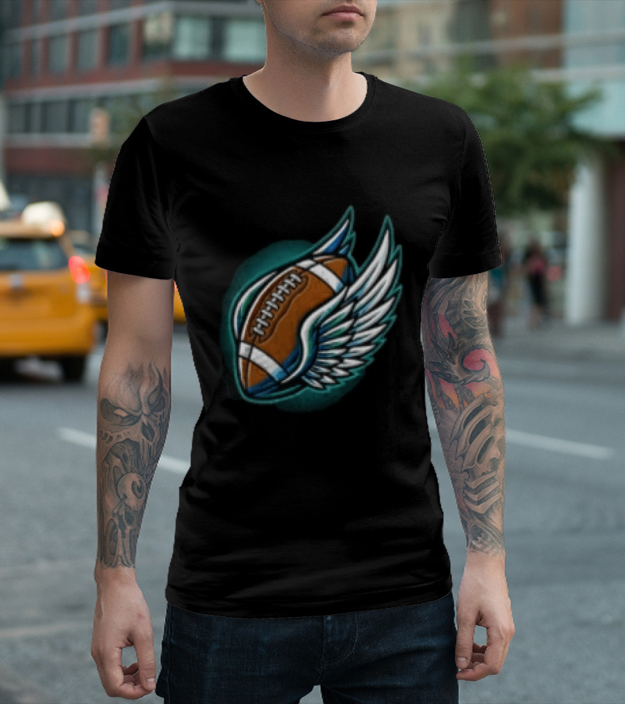 Tennessee Titans Wings Of Victory Eagle Football Lightning Stadium T-Shirt