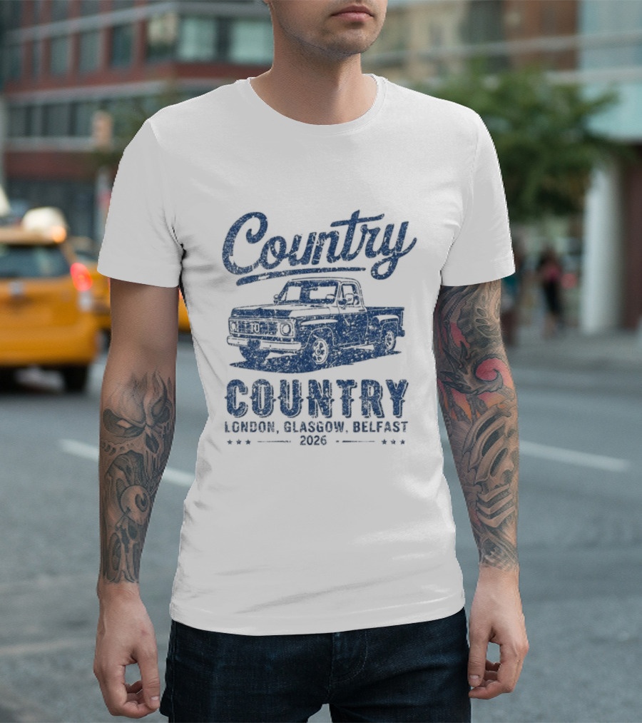 Country Pick Up London Glasgow Belfast 2023 T-Shirt