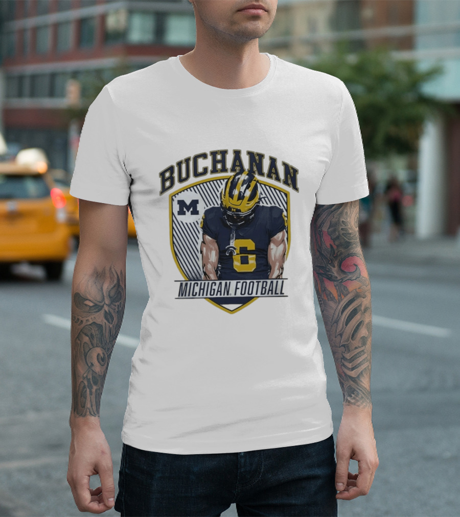 Buchanan No 6 Michigan Wolverines Football M T-Shirt