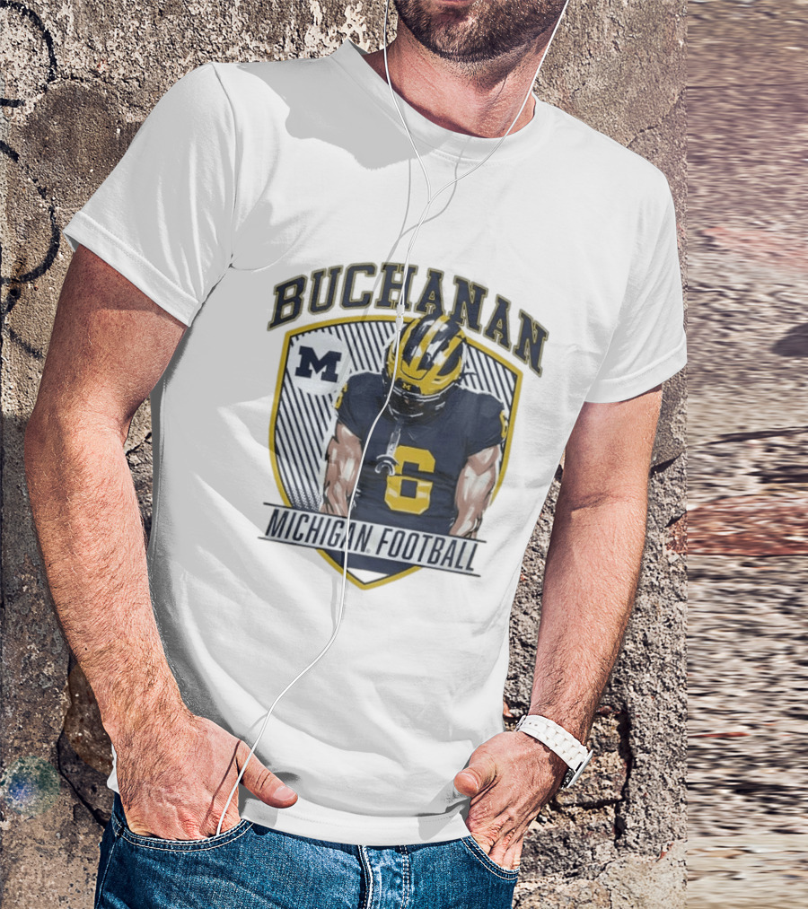Buchanan No 6 Michigan Wolverines Football M T-Shirt