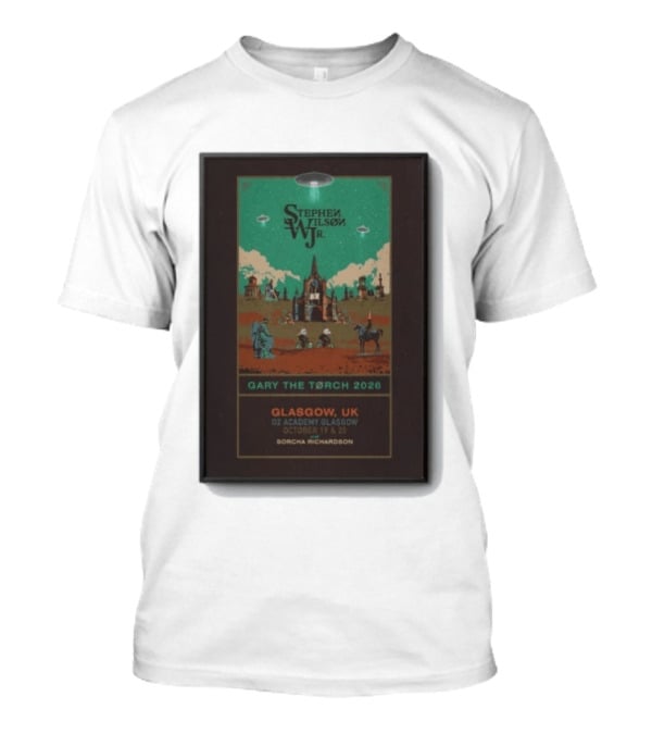 Stephen Wilson Jr. Gary The Torch 2026 Glasgow UK 02 Academy October 19 20 Sorcha Richardson T-Shirt
