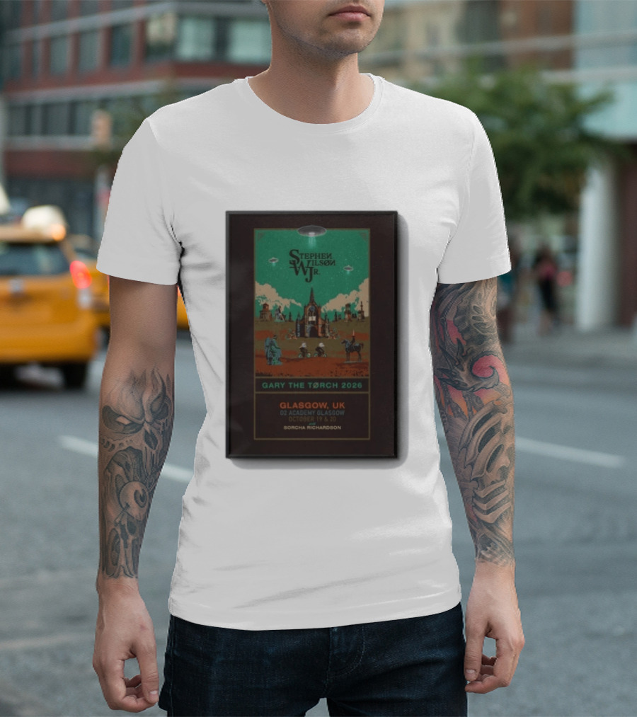 Stephen Wilson Jr. Gary The Torch 2026 Glasgow UK 02 Academy October 19 20 Sorcha Richardson T-Shirt