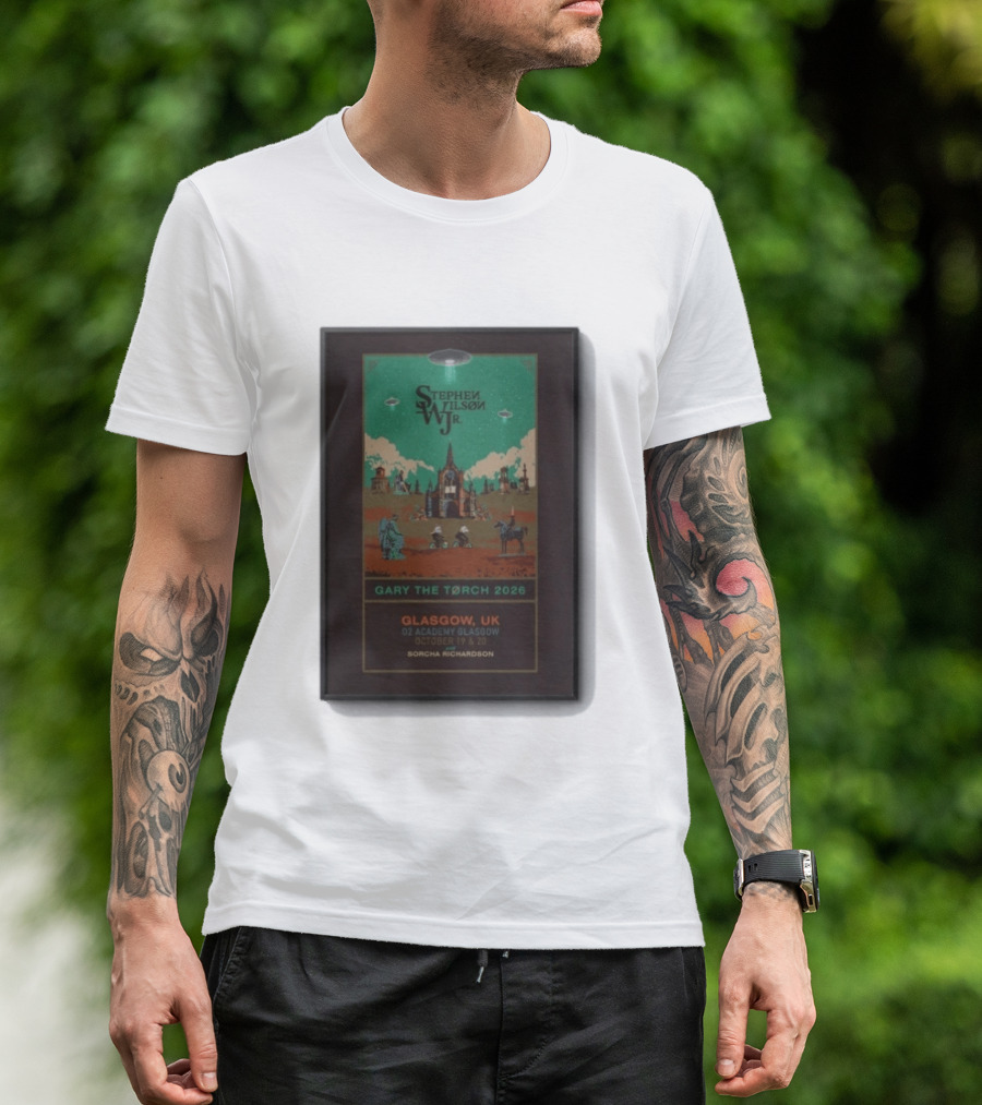 Stephen Wilson Jr. Gary The Torch 2026 Glasgow UK 02 Academy October 19 20 Sorcha Richardson T-Shirt