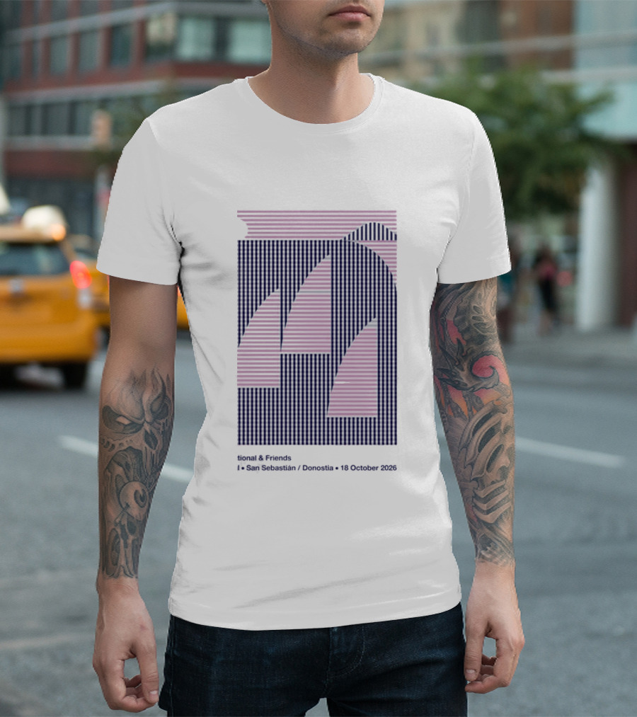 The National And Friends Kursaal San Sebastian Donostia Gig October 18 2026 Auditorio Kursaal T-Shirt