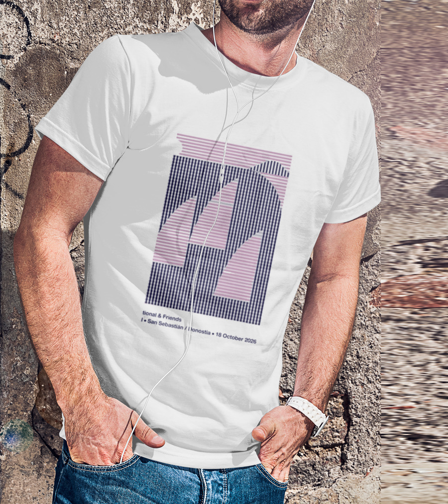 The National And Friends Kursaal San Sebastian Donostia Gig October 18 2026 Auditorio Kursaal T-Shirt