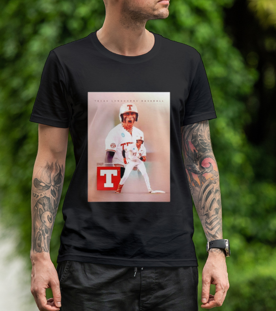 Adrian Rodriguez INF Texas Longhorns Baseball Team T-Shirt