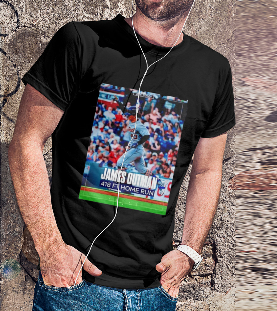 James Outman 2026 Season Detroit Tigers 418 FT Home Run T-Shirt