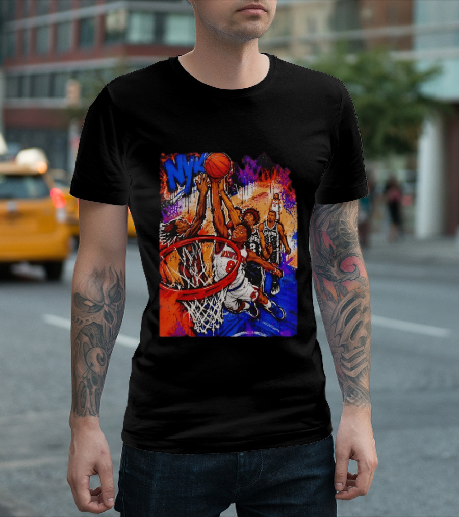 OG Anunoby New York Knicks NYK Basketball Art NBA T-Shirt