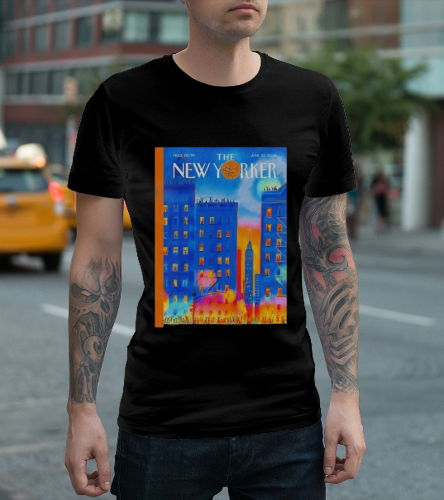 Pierre Emmanuel Lyet The New Yorker June 12 2023 Basketball Art Cover T-Shirt