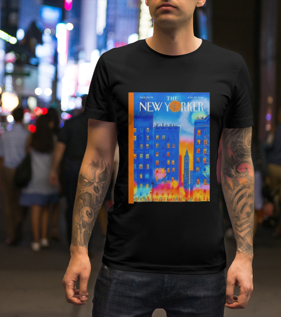 Pierre Emmanuel Lyet The New Yorker June 12 2023 Basketball Art Cover T-Shirt